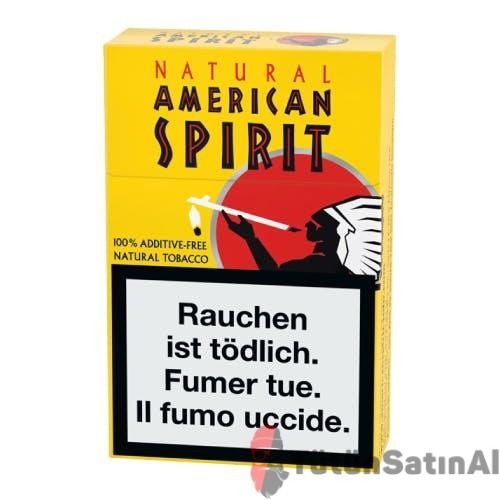 American Spirit Yellow İthal Paket Sigara 1 American Spirit Yellow İthal Paket Sigara