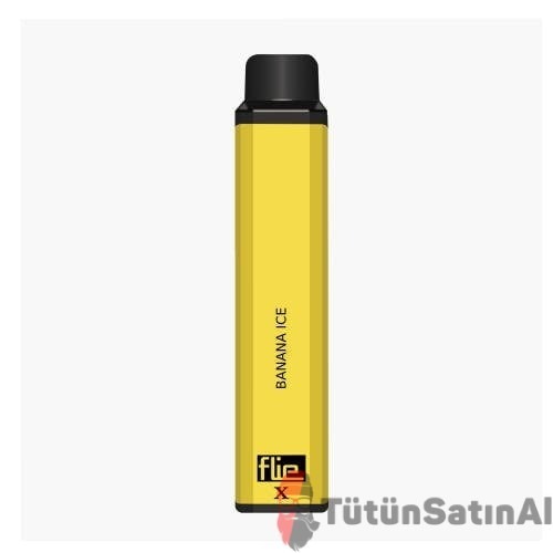 Flie X 3500 Puffs Banana İce (Buz- Muz) 1 Flie X 3500 Puffs Banana İce (Buz- Muz)