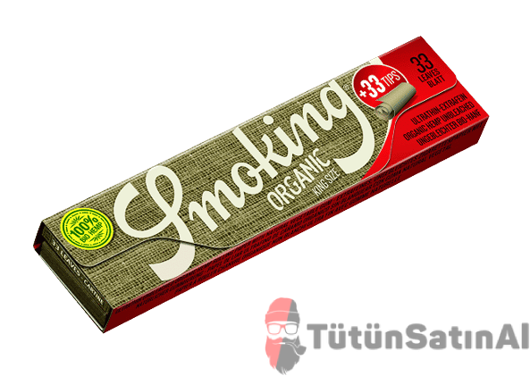 Smoking King Size Organic Filter Organik Zıvanalı Tane 1 Smoking King Size Organic Filter Organik Zıvanalı Tane