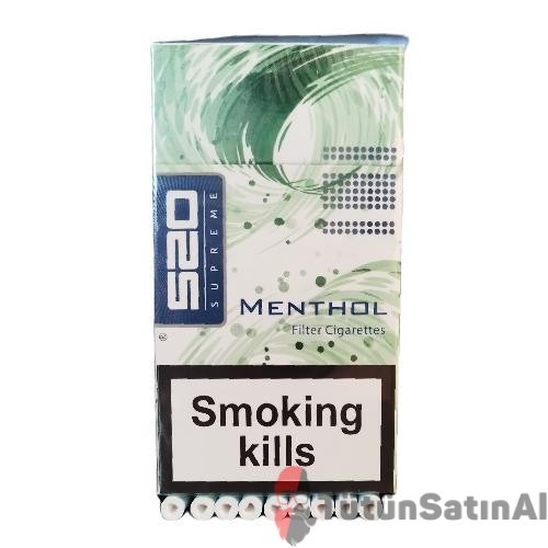 TTL 520 Suprame Slim Menthol Kalpli Filtreli Sigara 1 TTL 520 Suprame Slim Menthol Kalpli Filtreli Sigara