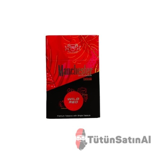 Manchester Wild Red Nano Superslim - Çilek aromalı sigara 1 Manchester Nano Wild Red