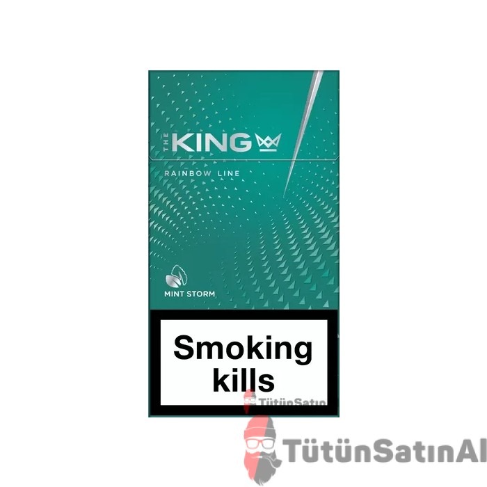 King Rainbow Line Mİnt Storm ( Nane ) İthal sigara 1 King Rainbow Line Mİnt Storm ( Nane ) İthal sigara